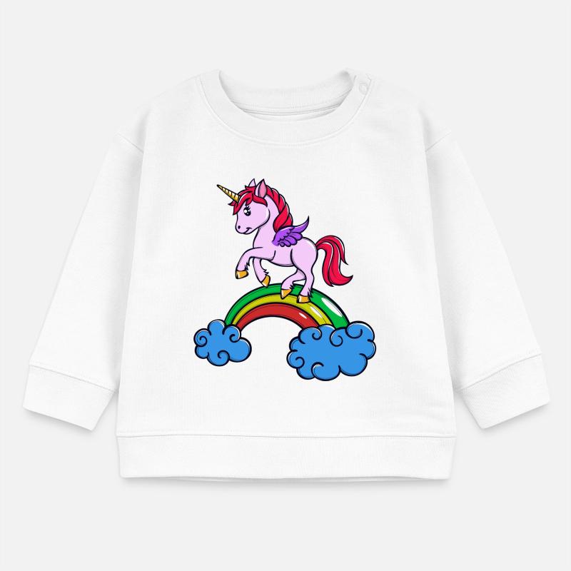 Tier Einhorn Baby Organic Sweatshirt Baby Changer von Stanley/Stella
