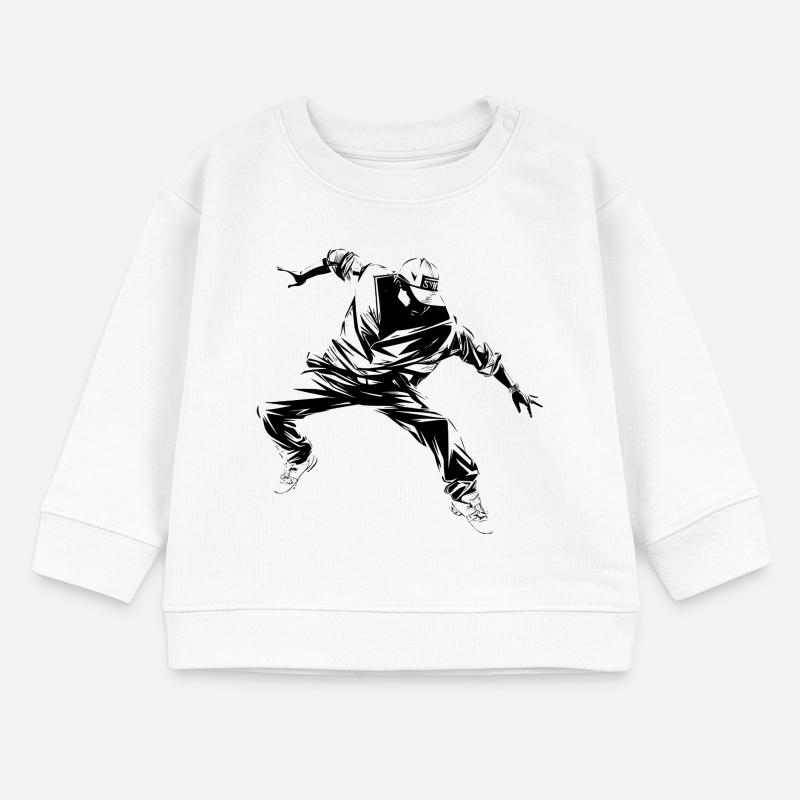 B Boy Graphique Sweat bébé bio Stanley/Stella