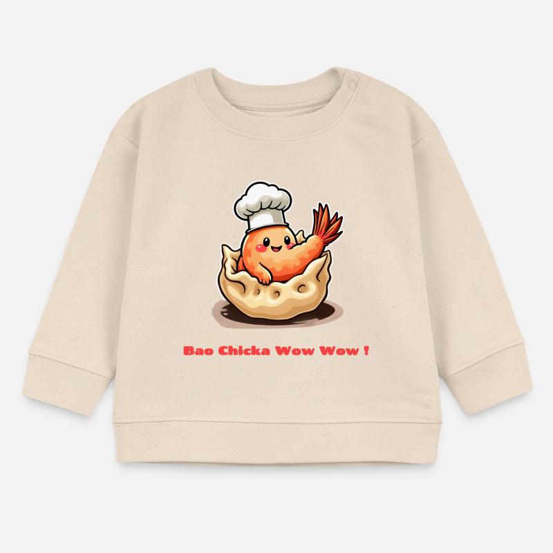 Shrimp Dumpling – Bao Chicka Wow Wow! Baby Sweatshirt by Stanley/Stella