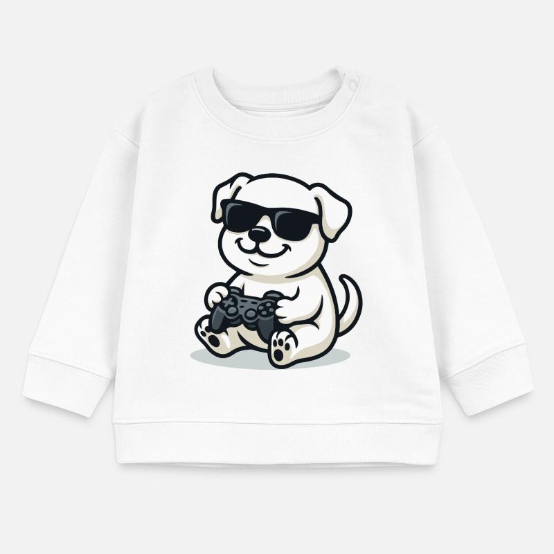 Controller Pup Baby Sweatshirt by Stanley/Stella