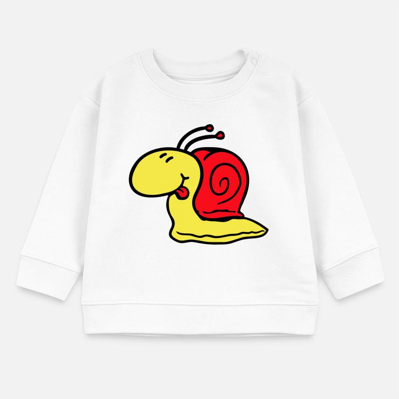 Escargot effronté langue sortant rapidement petit Sweat bébé bio Stanley/Stella