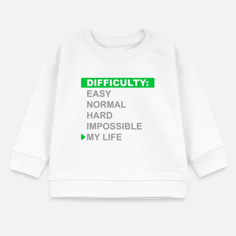 Mode de difficulté – Ma vie Sweat bébé bio Stanley/Stella