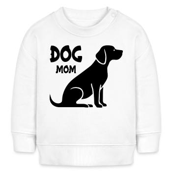 Labrador Mom - Baby Organic Sweatshirt Baby Changer von Stanley/Stella - Weiß - Vorne
