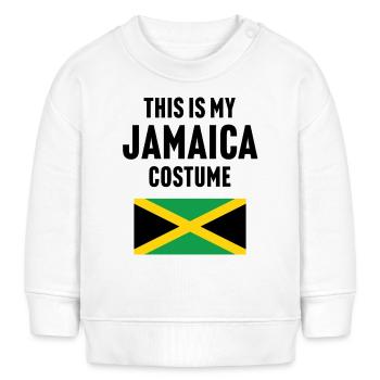 C’est mon costume de Jamaïque - Sweat bébé bio Stanley/Stella - blanc - Devant