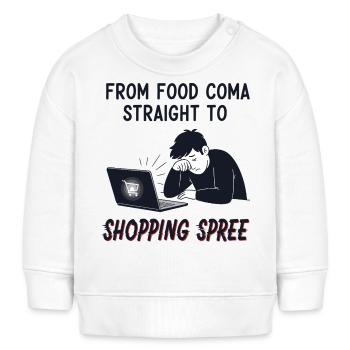 Black Friday Shopping Spree - Baby Organic Sweatshirt Baby Changer von Stanley/Stella - Weiß - Vorne