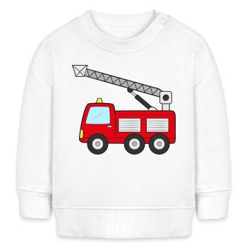 Fire engine Fire engine - Baby Sweatshirt by Stanley/Stella - white - Front