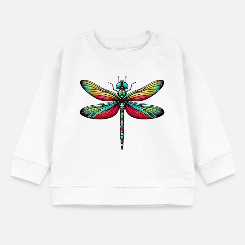 Libellule Sweat bébé bio Stanley/Stella