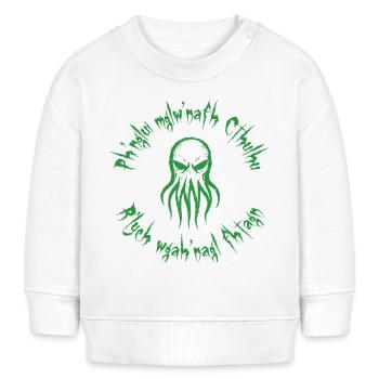 Das Erwachen von Cthulhu 2 - Baby Organic Sweatshirt Baby Changer von Stanley/Stella - Weiß - Vorne