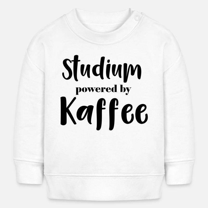 Studies powered by Kaffee - Baby Sweatshirt by Stanley/Stella - white