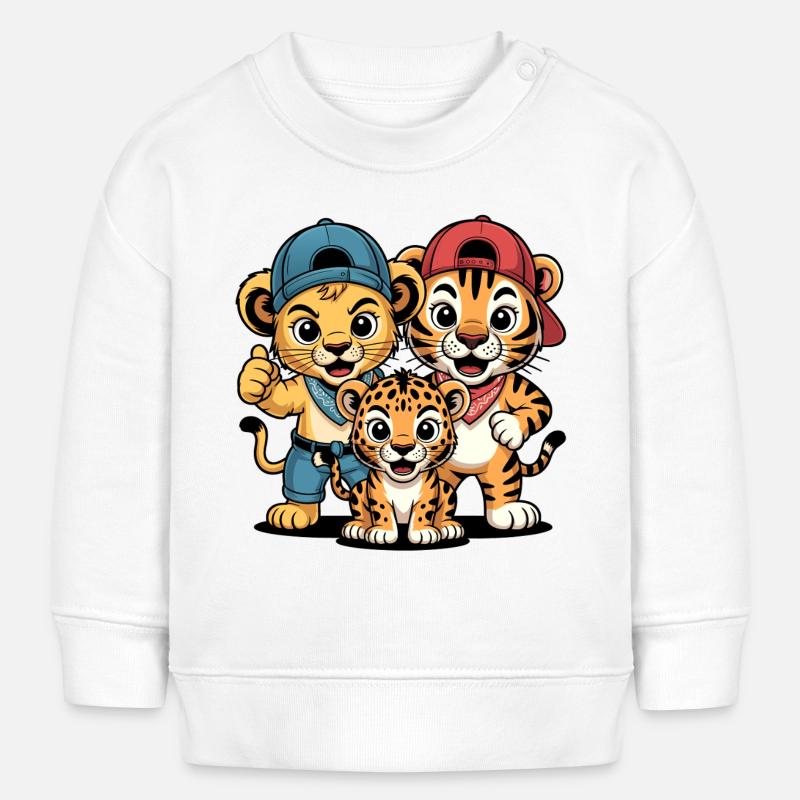 Cuddly Trio Caps - Bluza niemowlęca bio Stanley/Stella - biały