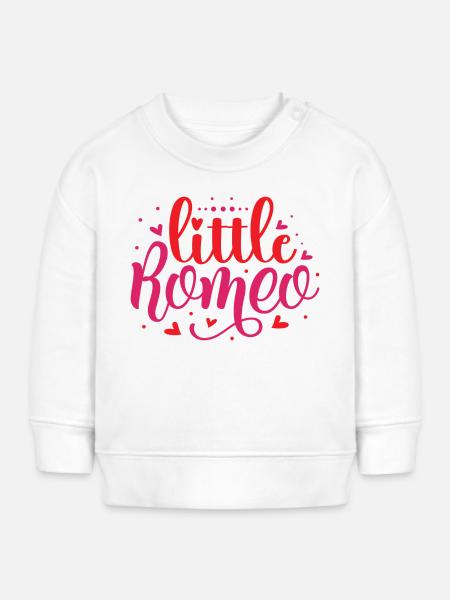 Little romeo - Baby Organic Sweatshirt Baby Changer von Stanley/Stella - Weiß