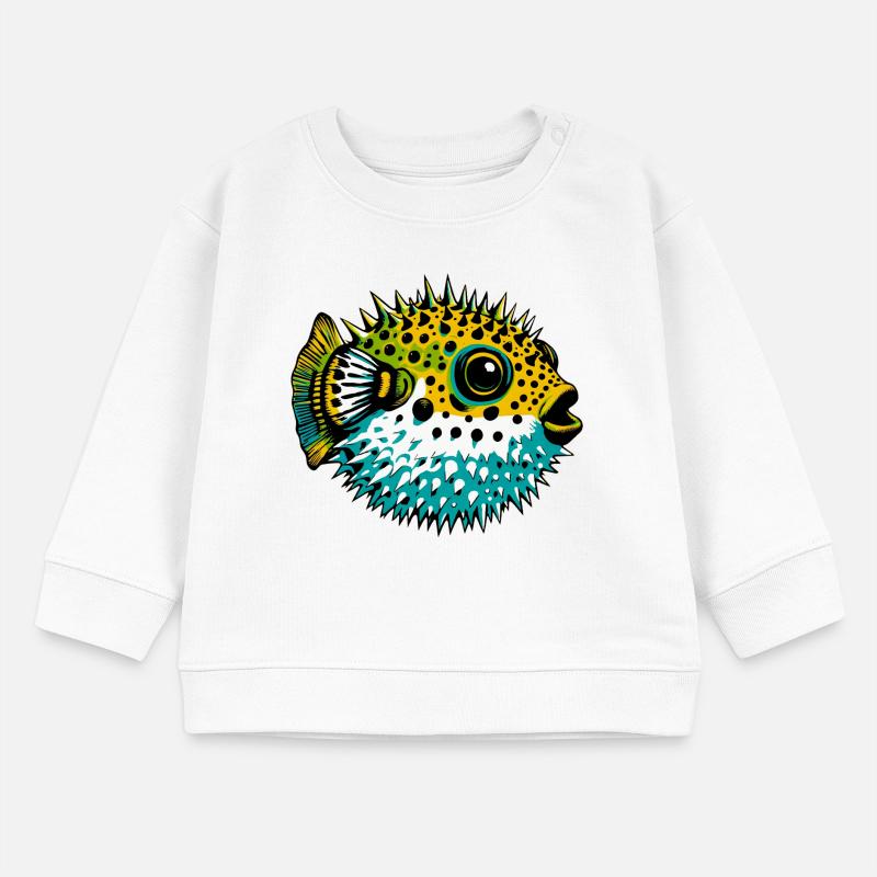 Kugelfisch Baby Organic Sweatshirt Baby Changer von Stanley/Stella