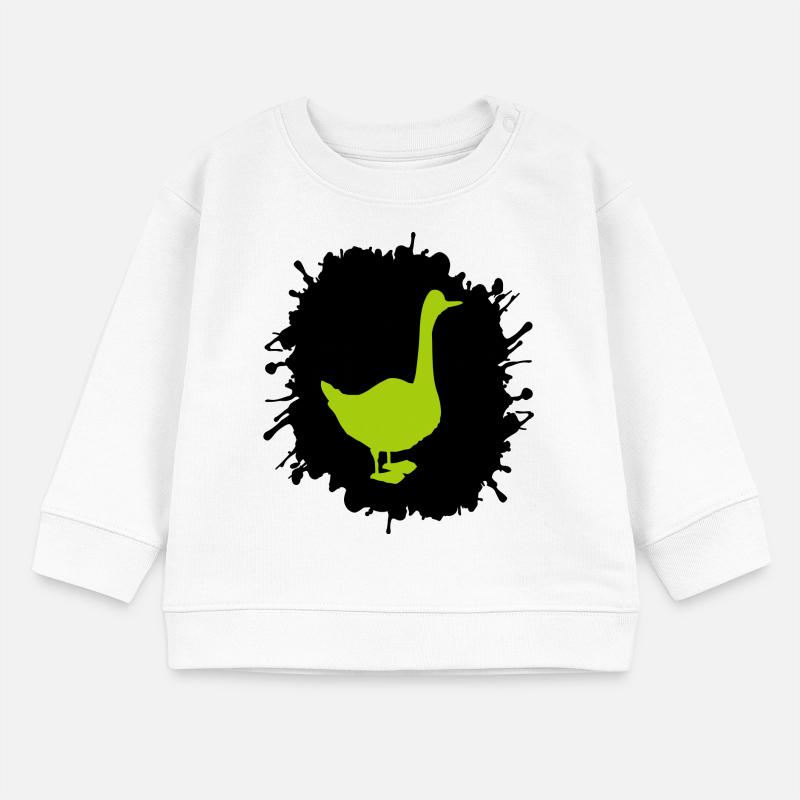 Goose Splatter Baby Sweatshirt by Stanley/Stella