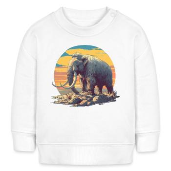 Mammuts Mammut - Baby Organic Sweatshirt Baby Changer von Stanley/Stella - Weiß - Vorne