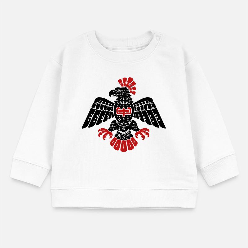 Aztec Eagle Totem Pattern Baby Sweatshirt by Stanley/Stella