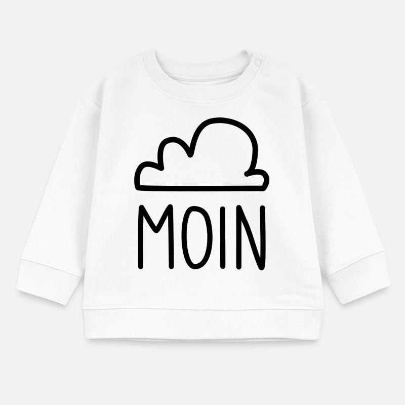 Moin mit Wolke Baby Organic Sweatshirt Baby Changer von Stanley/Stella
