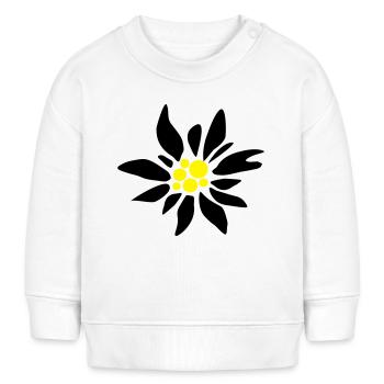 Edelweiss - Baby Organic Sweatshirt Baby Changer von Stanley/Stella - Weiß - Vorne