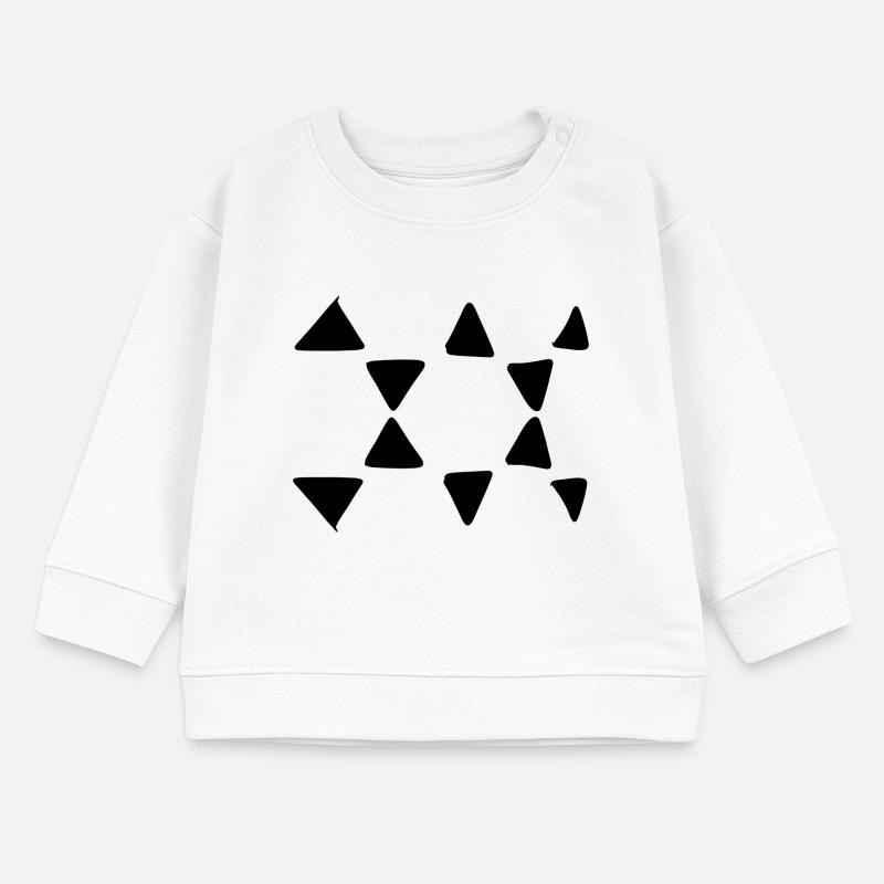 Triangular Pattern Triangular Shapes Baby Sweatshirt by Stanley/Stella