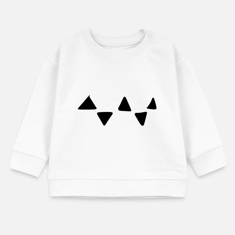 Triangular Pattern Triangular Shapes Baby Sweatshirt by Stanley/Stella