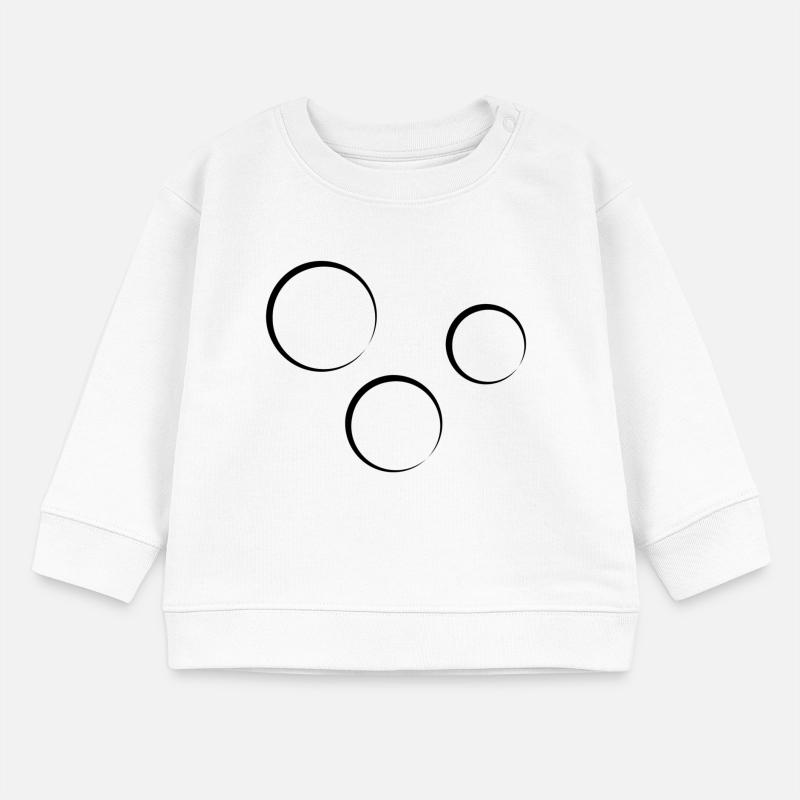 Icône en forme de cercle à trois cercles Sweat bébé bio Stanley/Stella