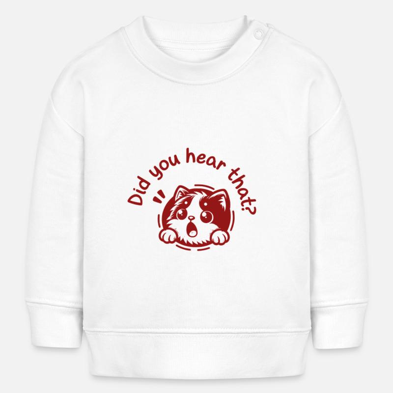 Vous avez entendu? - Sweat bébé bio Stanley/Stella - blanc