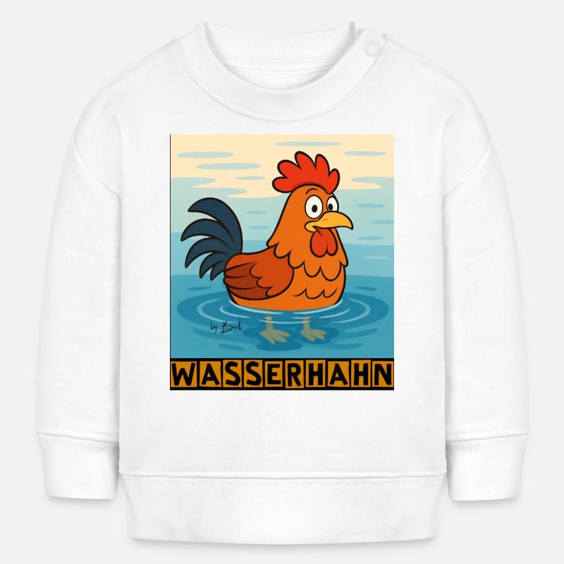 Robinet de Rico Beck - Sweat bébé bio Stanley/Stella - blanc