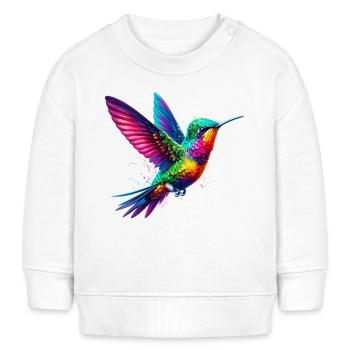 Kolibri - Baby Organic Sweatshirt Baby Changer von Stanley/Stella - Weiß - Vorne
