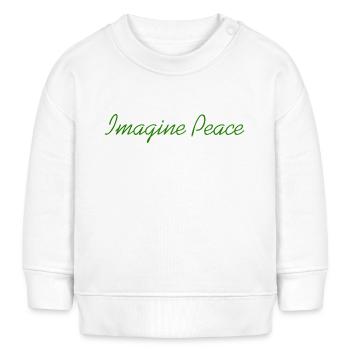 Imagine Peace - Baby Sweatshirt by Stanley/Stella - white - Front