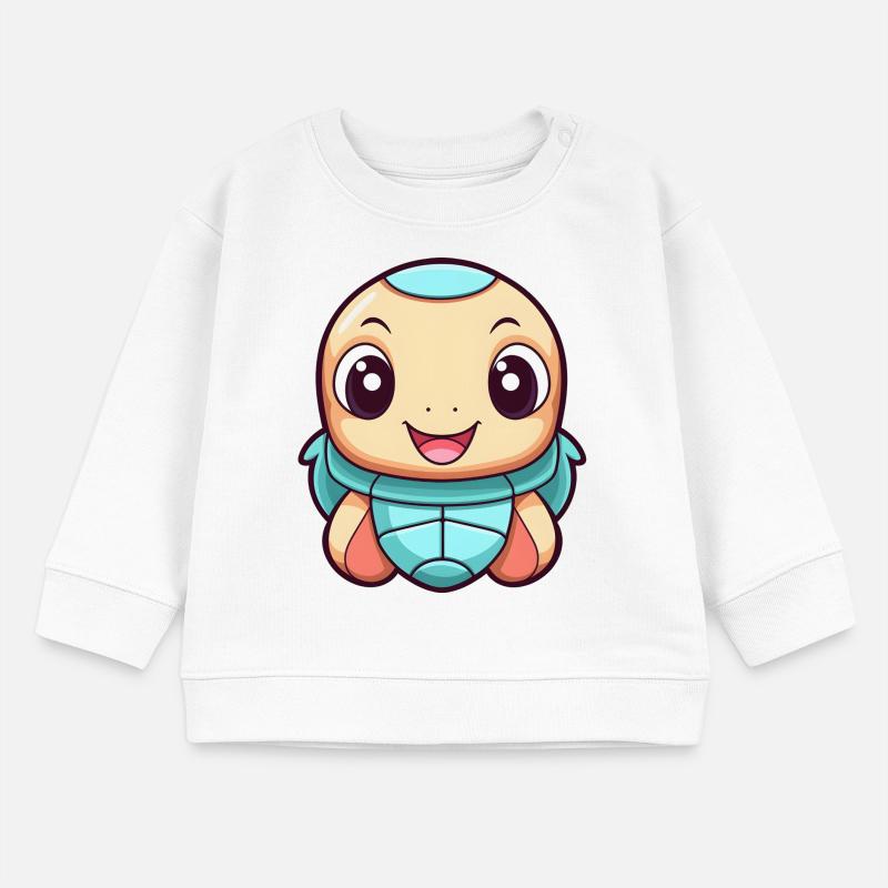 Tiny Turtle - Cute Turtles Design Baby Sweatshirt by Stanley/Stella
