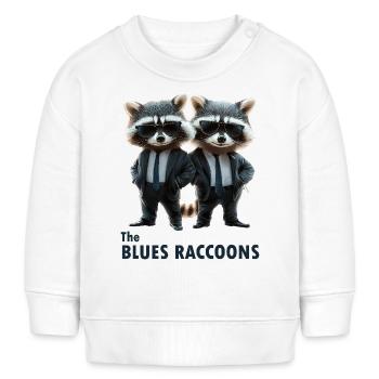 The Blues Raccoons - Baby Sweatshirt by Stanley/Stella - white - Front