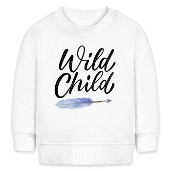 Wild Child - Baby Organic Sweatshirt Baby Changer von Stanley/Stella - Weiß - Vorne