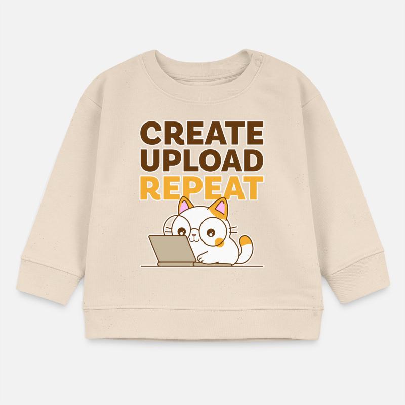 Create, Upload, Repeat Sweat bébé bio Stanley/Stella