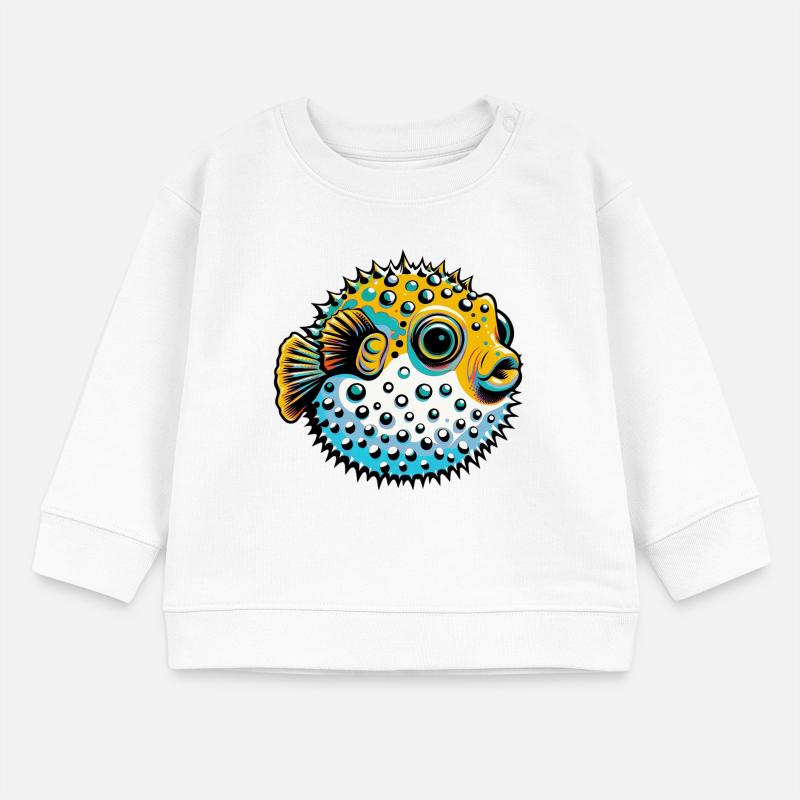 Kugelfisch Baby Organic Sweatshirt Baby Changer von Stanley/Stella