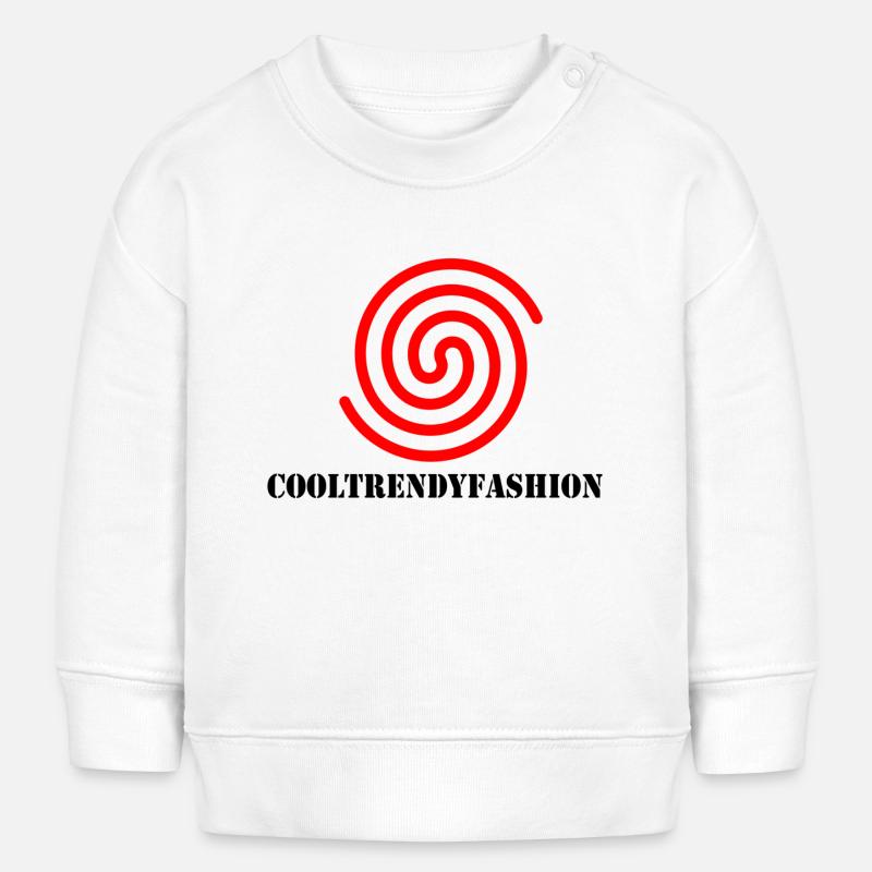 Coolmodemode tendance - Sweat bébé bio Stanley/Stella - blanc