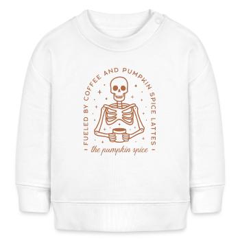 Pumpkin Spice Latte Pumpkin Spice - Baby Organic Sweatshirt Baby Changer von Stanley/Stella - Weiß - Vorne