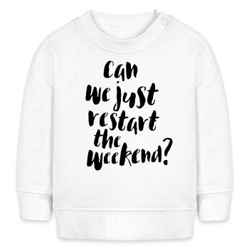 Wochenend-Angebotsgrafik - Baby Organic Sweatshirt Baby Changer von Stanley/Stella - Weiß - Vorne