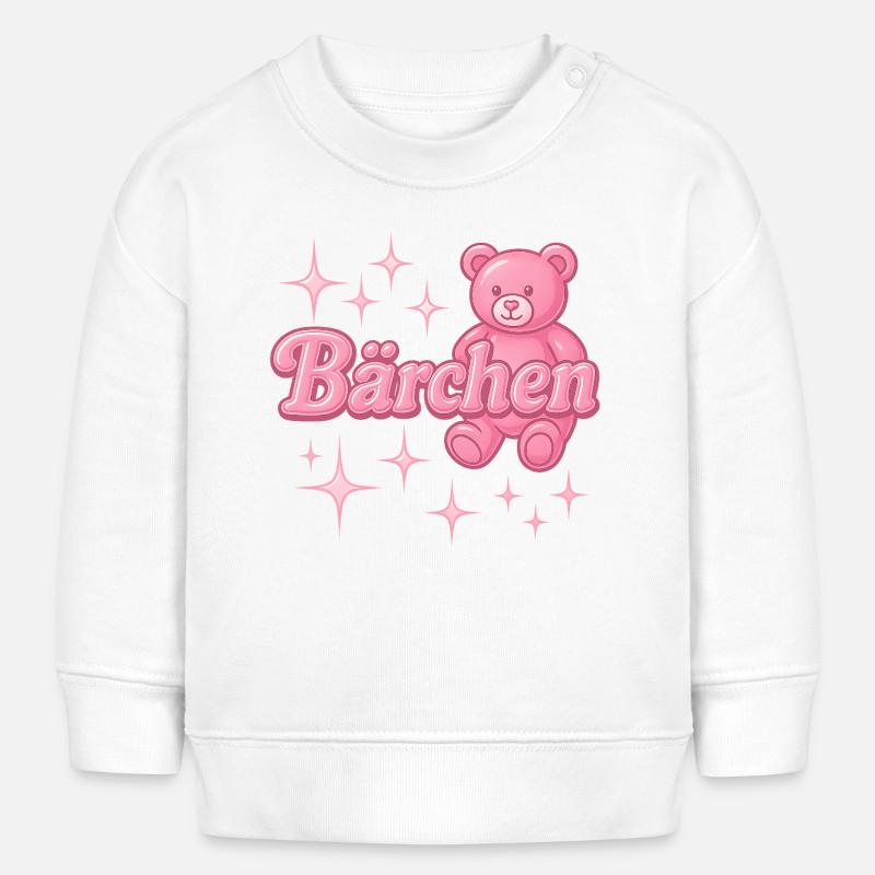 Ours / Y2K Surnom Déclaration Design - Sweat bébé bio Stanley/Stella - blanc