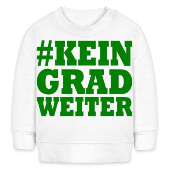 KEIN GRAD WEITER - Baby Organic Sweatshirt Baby Changer von Stanley/Stella - Weiß - Vorne