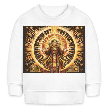 Chors : Dieu slave du soleil et de la lumière - Sweat bébé bio Stanley/Stella - blanc - Devant
