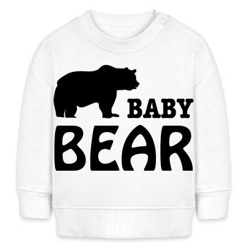 baby bear - Sweat bébé bio Stanley/Stella - blanc - Devant
