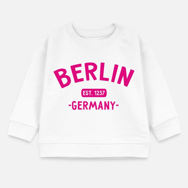 Berlin - Est. 1237 - Germany - Berlin Bear Baby Sweatshirt by Stanley/Stella