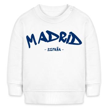 Madrid - Espagne - Espagne - Espagne - Sweat bébé bio Stanley/Stella - blanc - Devant