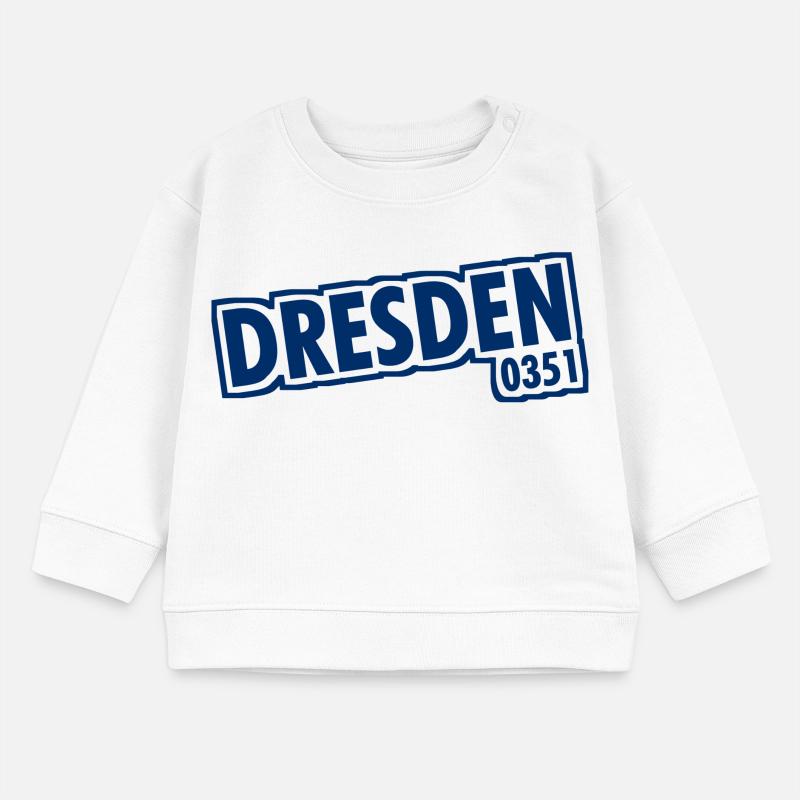 Dresden - 0351 - Area Code - Saxony Baby Sweatshirt by Stanley/Stella