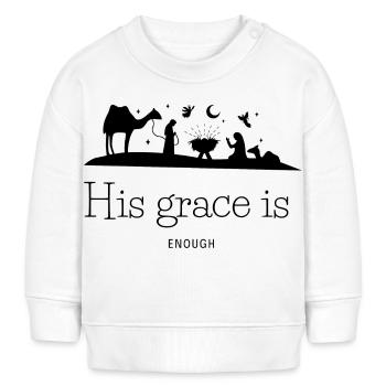 Jesus Christ the Messiah of Bethlehem of Christians - Baby Sweatshirt by Stanley/Stella - white - Front