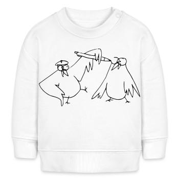 VOGI ! Art - Sweat bébé bio Stanley/Stella - blanc - Devant