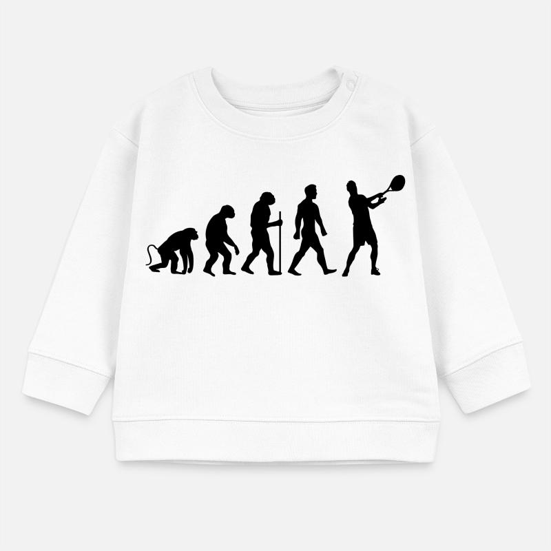 tennis evolution Baby Organic Sweatshirt Baby Changer von Stanley/Stella