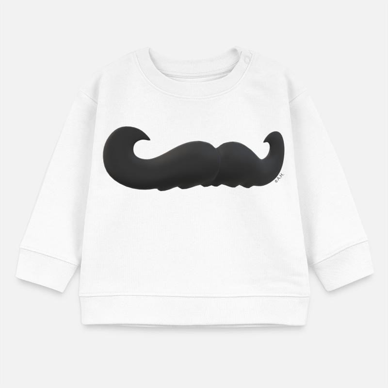 Schnurrbart Baby Organic Sweatshirt Baby Changer von Stanley/Stella