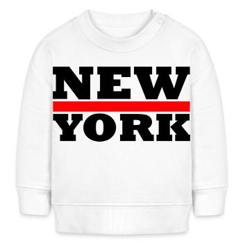 New york - Baby Organic Sweatshirt Baby Changer von Stanley/Stella - Weiß - Vorne