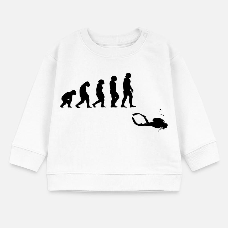 Evolution Tauchen mit Gerät Baby Organic Sweatshirt Baby Changer von Stanley/Stella