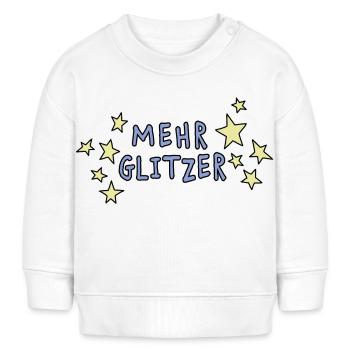 MehrGlitzer - Baby Organic Sweatshirt Baby Changer von Stanley/Stella - Weiß - Vorne